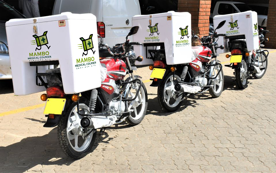 Mambo Medical branded motorcycles